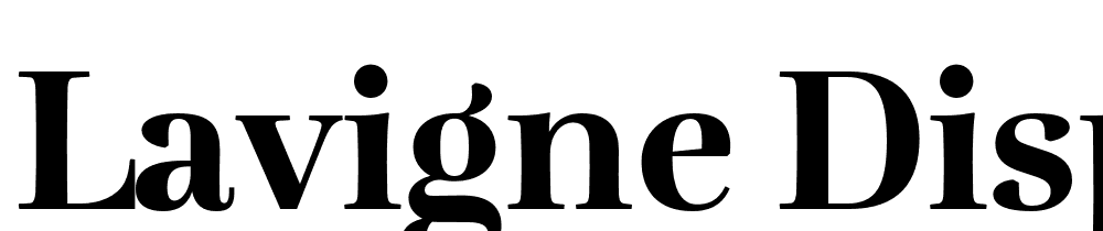 Lavigne-Display-Bold font family download free