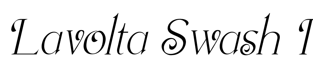 Lavolta-Swash-Italic font family download free