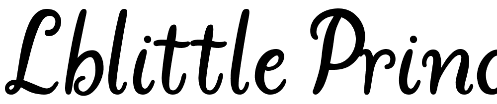 LBLittle Princess font family download free