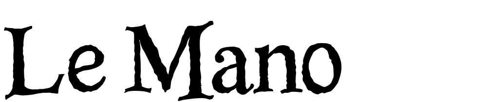 le-mano font family download free