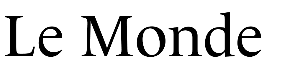 Le Monde font family download free