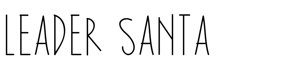 Leader Santa font family download free