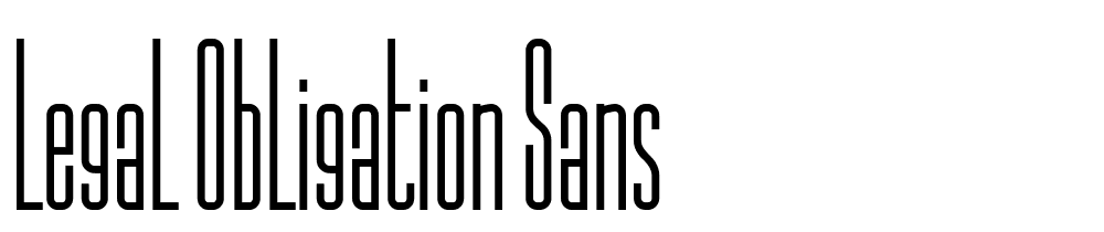 legal_obligation_sans font family download free