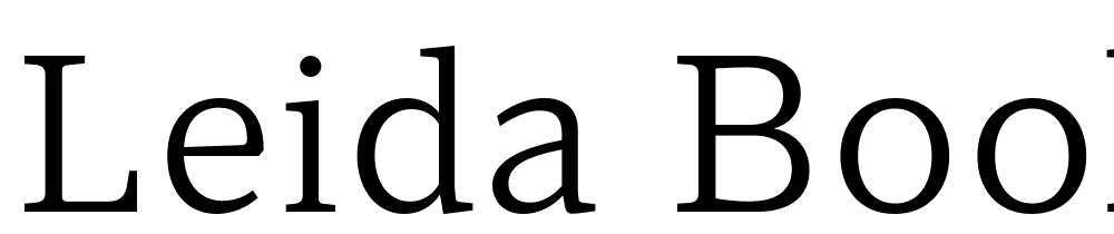 Leida-Book font family download free