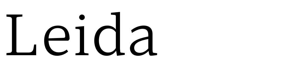 Leida font family download free