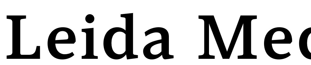 Leida-Medium font family download free