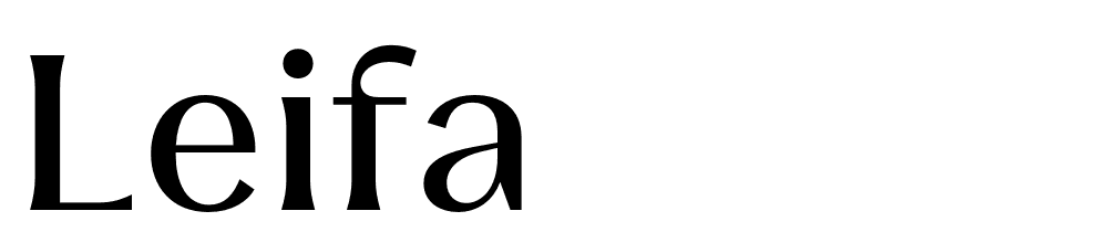 Leifa font family download free