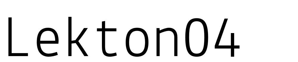 lekton04 font family download free