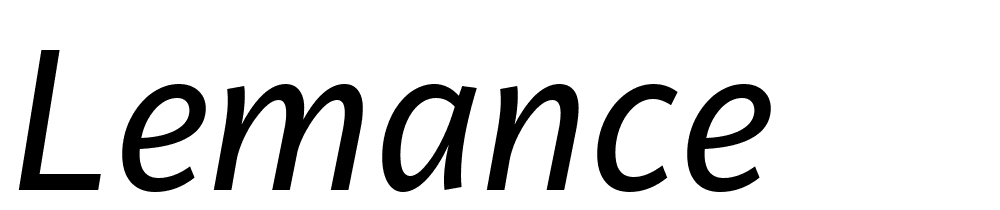 Lemance font family download free