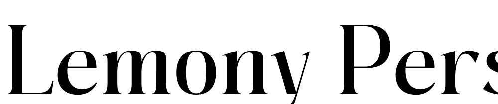 Lemony-Personal-Use font family download free