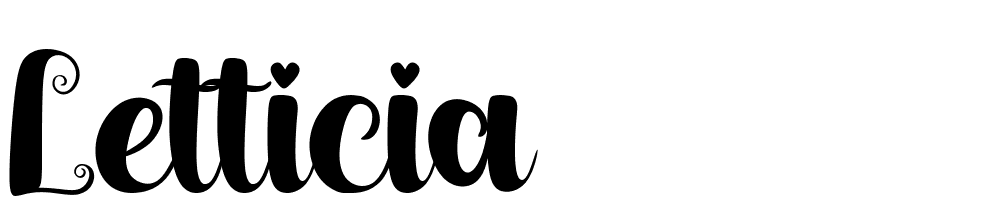 Letticia font family download free