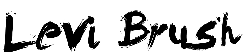 Levi Brush font family download free