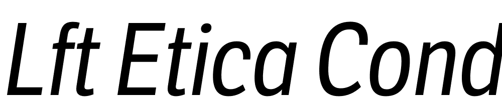 LFT-Etica-Condensed-Italic font family download free