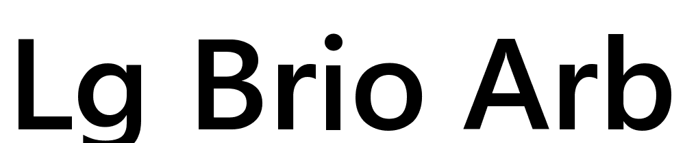 LG_Brio_ARB font family download free