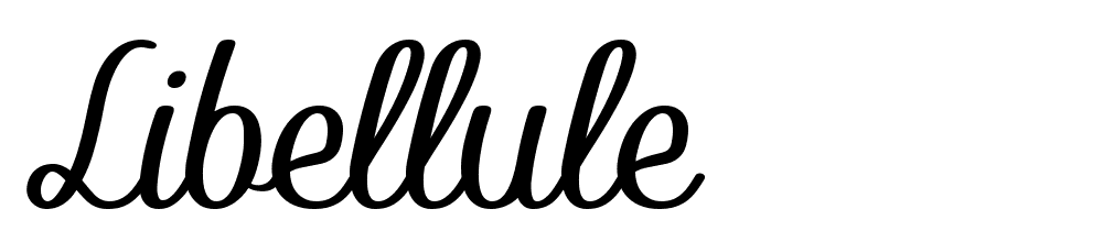 Libellule font family download free