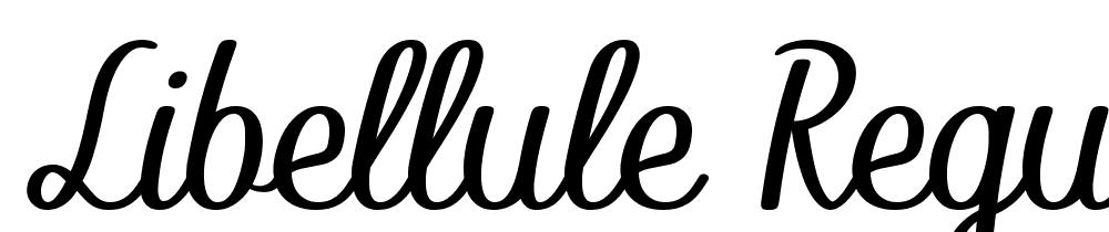 Libellule-Regular font family download free