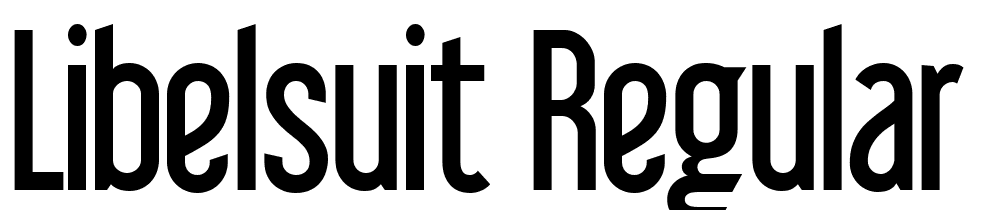 LibelSuit-Regular font family download free