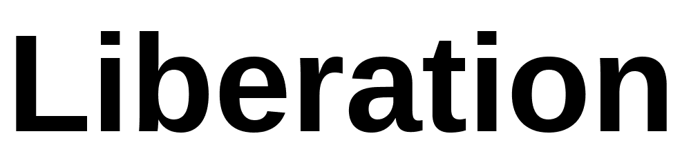 Liberation-Sans-Bold font family download free