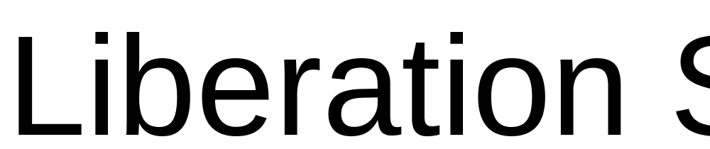 Liberation Sans font family download free