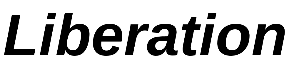 Liberation Sans font family download free