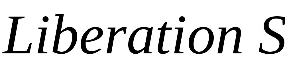 Liberation-Serif-Italic font family download free