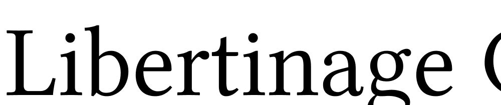 Libertinage-o font family download free