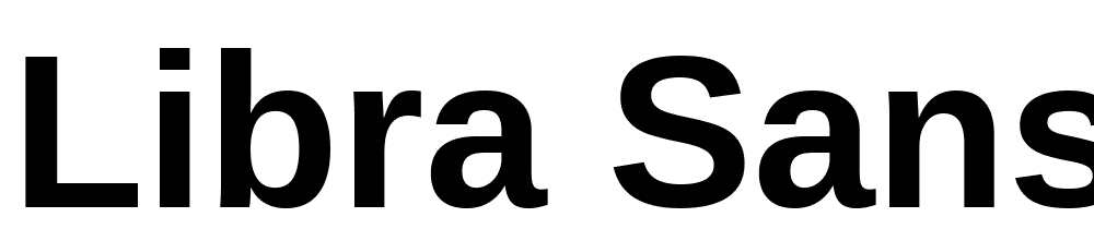 Libra-Sans-Bold font family download free