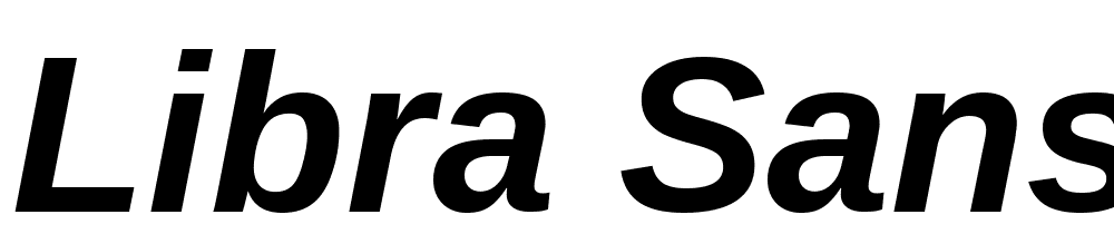Libra-Sans-Bold-Italic font family download free