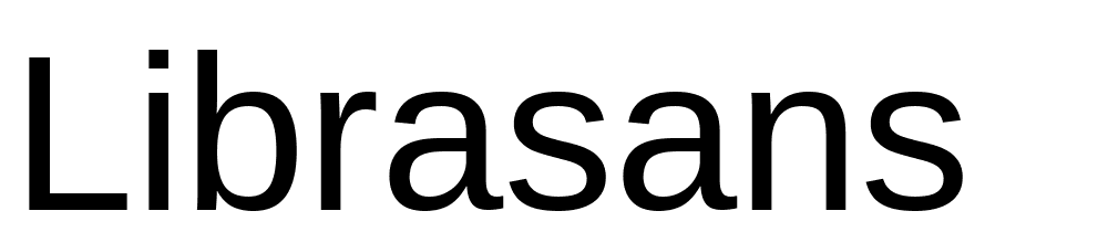 LibraSans font family download free