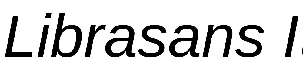 LibraSans-Italic font family download free
