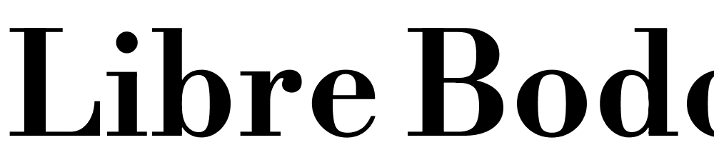 Libre-Bodoni-SemiBold font family download free