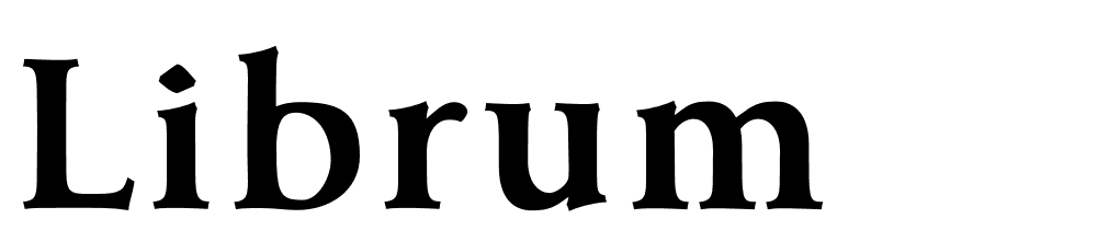 Librum font family download free