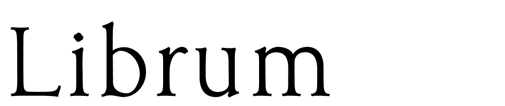 Librum font family download free