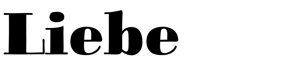 Liebe font family download free