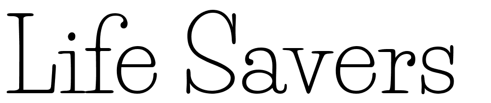 Life-Savers font family download free