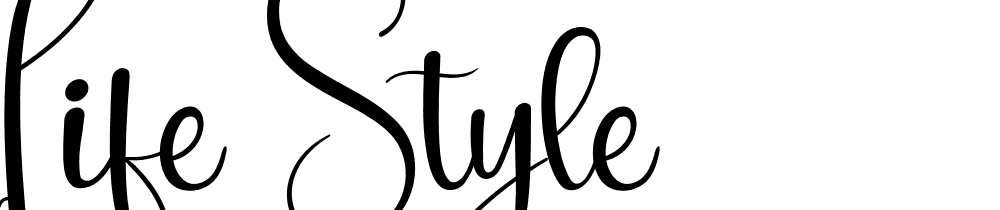 life-style font family download free