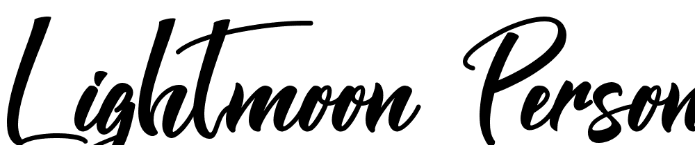 Lightmoon-Personal-Use font family download free