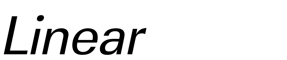 Linear font family download free