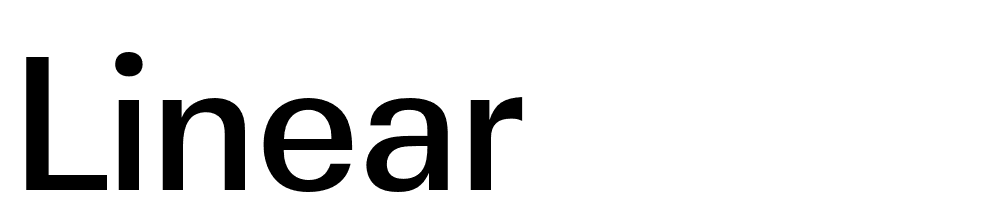 Linear font family download free