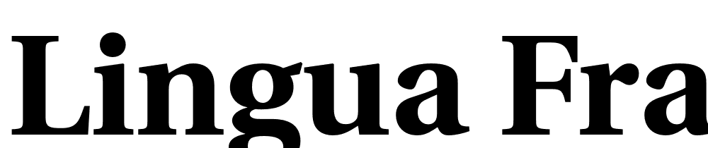 lingua-franca font family download free