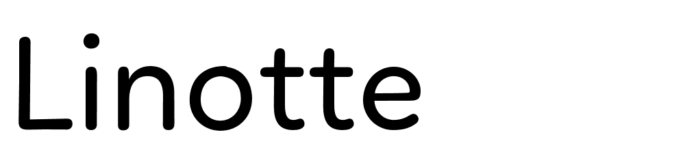 Linotte font family download free