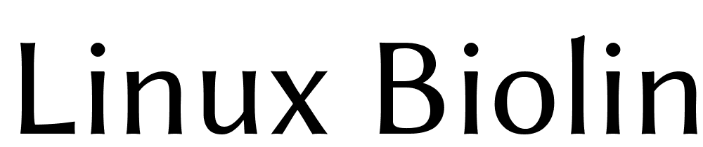 Linux-Biolinum font family download free