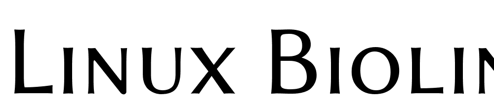 linux_biolinum font family download free
