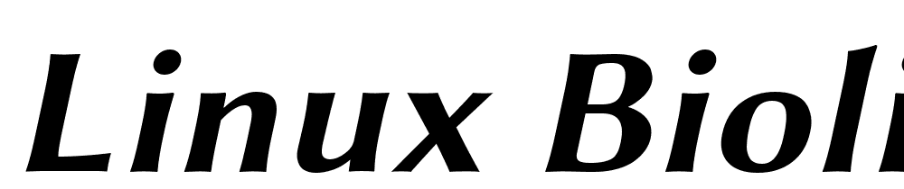 Linux-Biolinum-Slanted-Bold font family download free