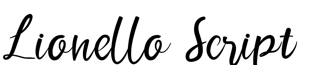 LIONELLO-SCRIPT font family download free