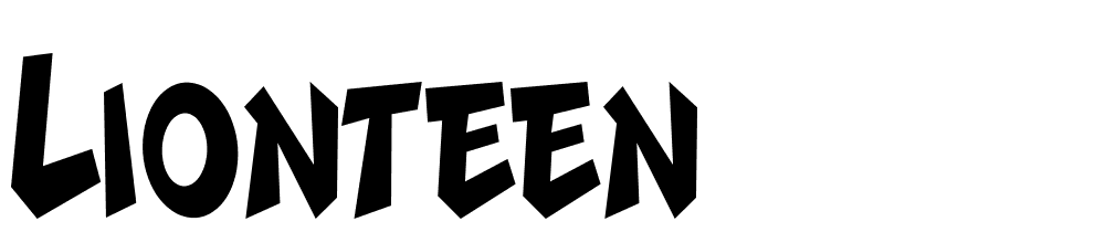 lionteen font family download free