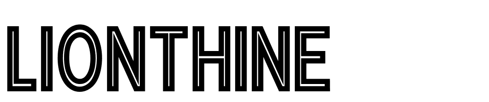 lionthine font family download free