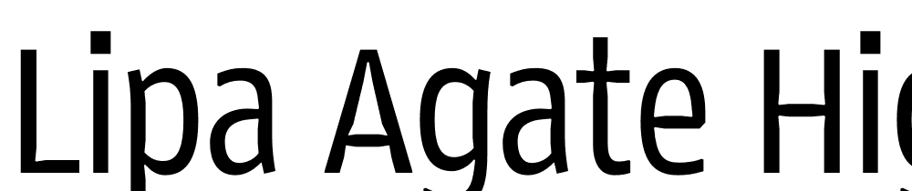 Lipa-Agate-High-Cnd font family download free