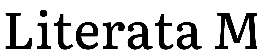 Literata-Medium font family download free