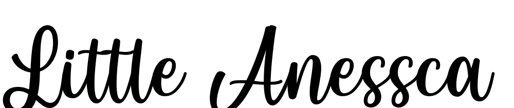 Little-Anessca font family download free